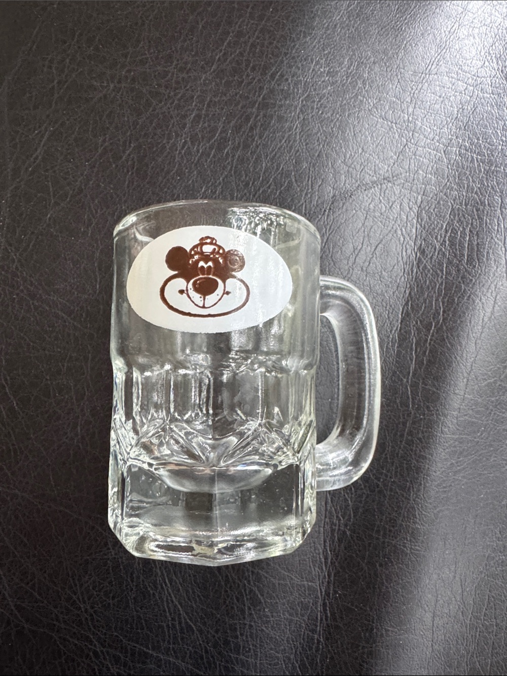 A&W mini root bear glass mug